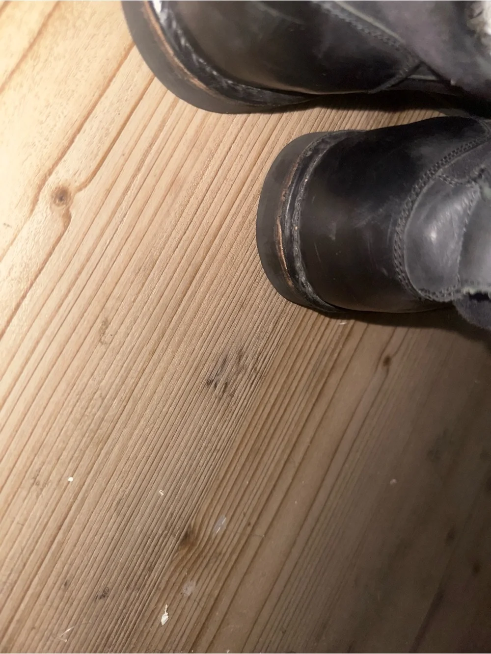 Black Lace-Up Chukka Boots